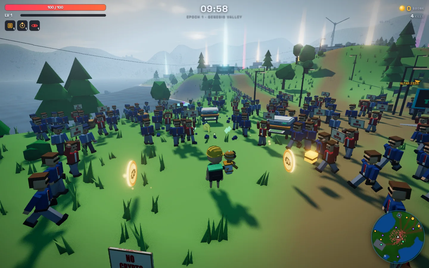 Proof of Bonk 3D interface