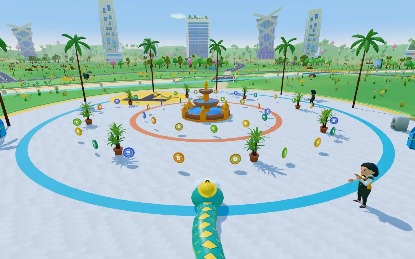 Terra Snake 3D interface, view 1